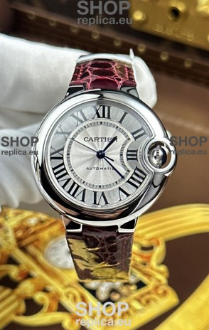 Ballon De Cartier Swiss Automatic 1:1 Mirror Quality 33MM in White Dial 