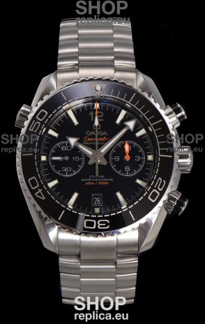 Omega Super Clone Planet Ocean 600M Chronograph 904L Steel Replica Watch 