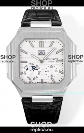 Patek Philippe Cubitus 5822 904L Steel Casing White Dial Swiss Replica Watch