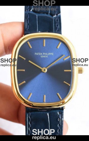 Patek Philippe 5738 Elipse Yellow Gold Swiss Quartz Watch 