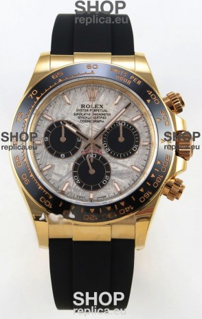 Rolex Daytona Super Clone 116518 Rose Gold Meteorite Dial Original Cal.4131 Movement