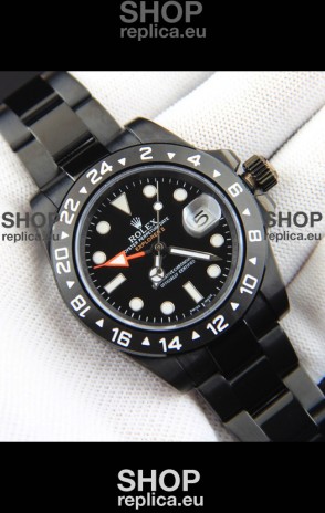 Rolex Explorer II Japanese Movement Replica Watch in PVD Coating Watch 