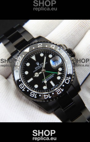Rolex GMT Masters II Japanese Movement Replica Watch in PVD Casing 