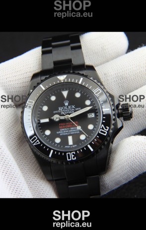 Rolex Sea Dweller Japanese Movement Replica Watch Black Dial 44MM