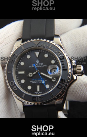Rolex Yachtmaster Stainless Steel Japanese Replica Watch - 40MM Grey Dial