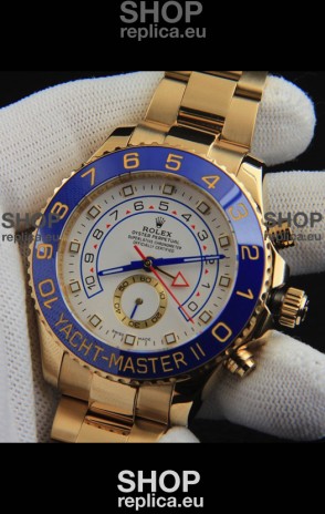 Rolex Yachtmater II Japanese Movement Replica Watch 44M Rose Gold