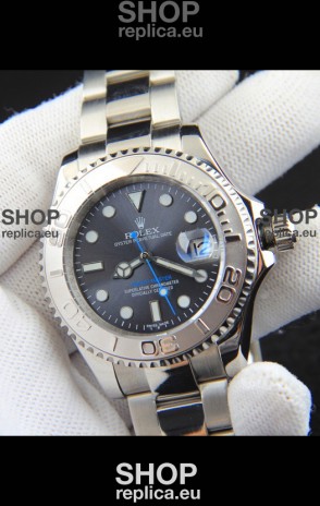 Rolex Yachtmaster Stainless Steel Japanese Replica Watch - 40MM - Grey Dial 