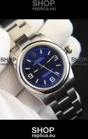 Rolex Oyster Perpetual Japanese Movement Replica Watch 36MM - Blue Dial