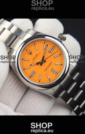 Rolex Oyster Perpetual Japanese Movement Replica Watch 36MM - Yellow Dial