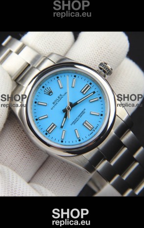 Rolex Oyster Perpetual Japanese Movement Replica Watch 36MM - Tiffany Blue Dial