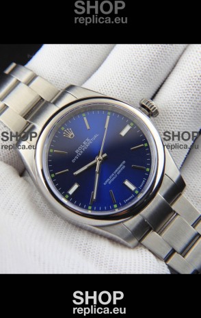 Rolex Oyster Perpetual Japanese Movement Replica Watch 39MM - Blue Dial