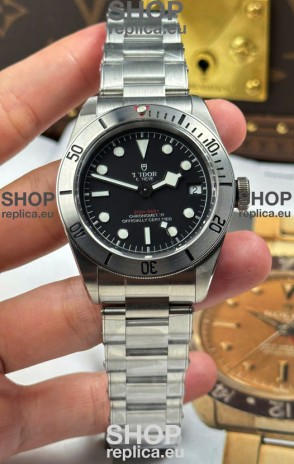 Tudor Black Bay Super Clone Steel Edition Black Dial Swiss Replica Watch 