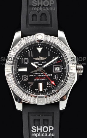 Breitling Avenger Steel GMT Swiss Watch 1:1 Ultimate Edition - Black Dial