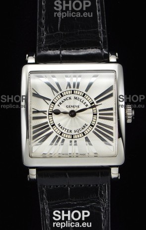 Franck Muller Master Square Ladies Black Strap 1:1 Mirror Replica Watch