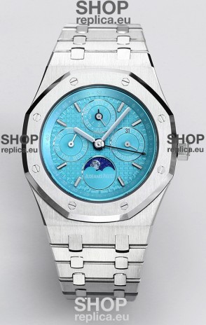 Audemars Piguet Royal Oak Perpetual Calendar Swiss Replica 904L Steel - Tiffany Blue Dial