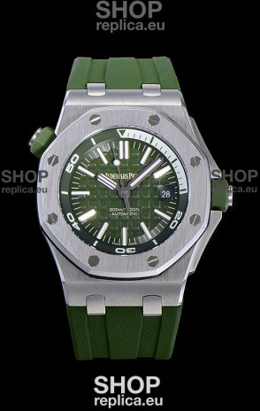 Audemars Piguet Royal Oak Diver Swiss Replica Dark Green Dial 1:1 Quality 3120 Movement 904L Steel 