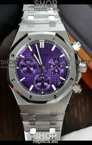 Audemars Piguet Royal Oak 26240 Purple Dial Superclone Replica Watch