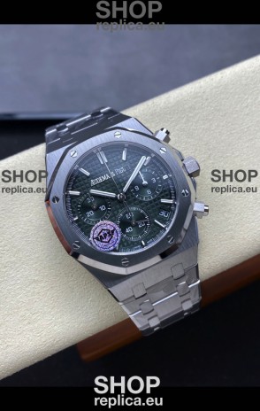 Audemars Piguet Royal Oak Chronograph 1:1 Mirror Replica - 904L Steel in Green Dial 41MM