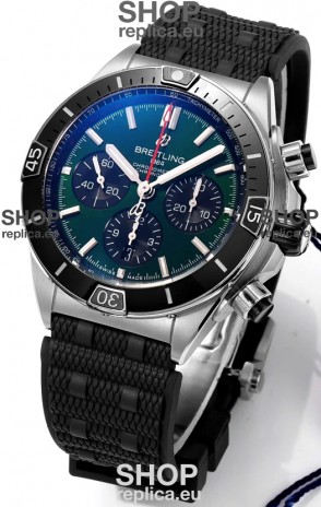 Breitling Chronomat B01 42 Edition Swiss 904L Steel Casing Green Dial 1:1 Mirror Replica Watch