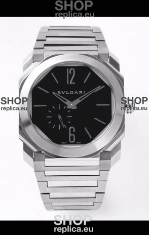 Bvlgari Octo Finissmo Edition 1:1 Mirror Replica 904L Stainless Steel Casing Black Dial
