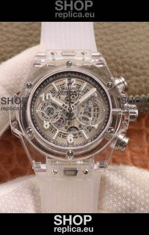 Hublot Big Bang Unico Clear Plexiglass Casing 1:1 Mirror Edition Swiss Replica Watch 
