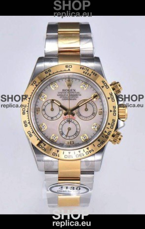 Rolex Cosmograph Daytona M116503-0007 2 Tone Yellow Gold Original Cal.4130 Movement - 904L Steel Watch