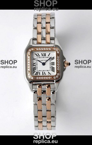 PANTHERE de Cartier Edition 22mm 1:1 Mirror Swiss Watch Rose Gold Two Tone Casing
