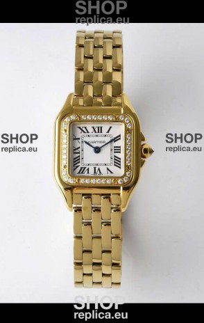 PANTHERE de Cartier Edition 22mm 1:1 Mirror Swiss Watch Yellow Gold Casing