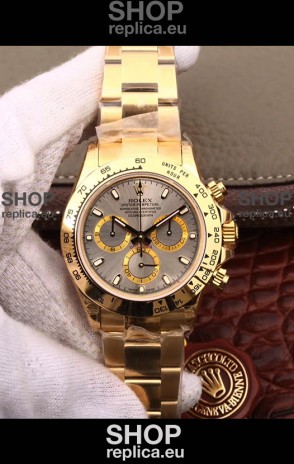 Rolex Cosmograph Daytona 116508 Yellow Gold Original Cal.4130 Movement - 904L Steel Watch