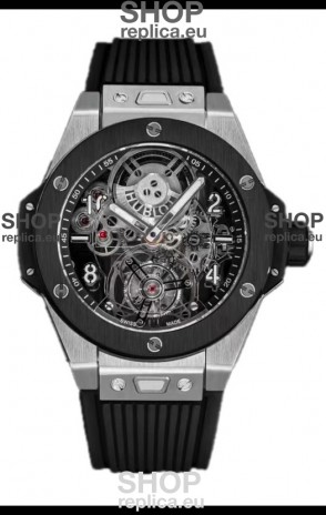 Hublot Big Bang Tourbillon Titanium Casing Ceramic Bezel Watch in 45MM 1:1 Mirror Replica