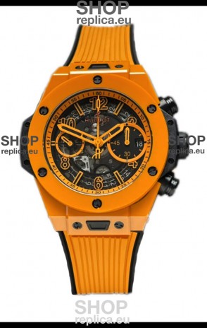 Hublot Spirit of Bang Orange Magic Edition Watch in Ceramic Casing - 42MM Swiss Replica