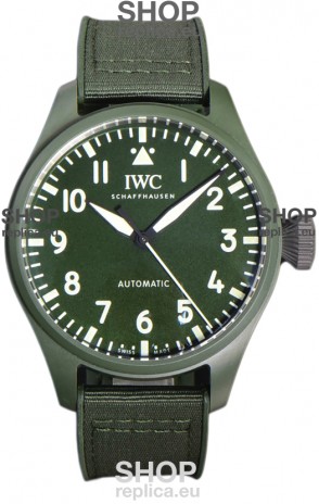 IWC Big Pilot's Top Gun Woodland Edition 43MM Ceramic Casing Swiss Replica Watch 