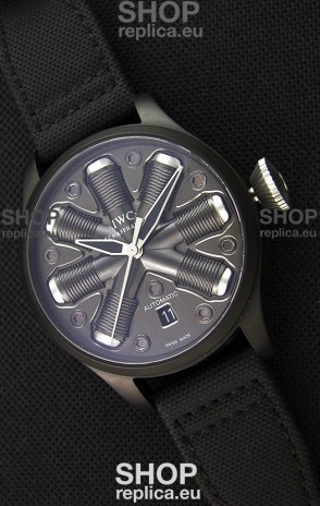 IWC Pilot Top Gun Concept Edition Replica Watch in PVD Coated Case 45.5MM