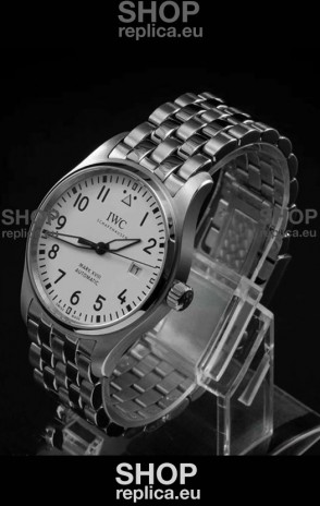 IWC MARK XVIII Swiss Replica Watch in 904L Steel White Dial 40MM - 1:1 Mirror Replica