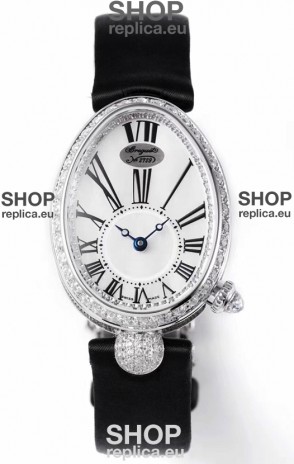 Breguet Reine De Naples Ladies Stainless Steel Swiss 1:1 Edition Replica Watch 