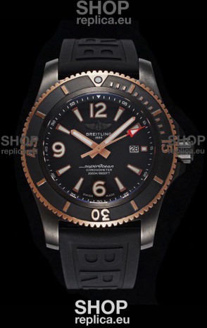 Breitling Superocean Automatic 46 Black Steel - Black Dial in DLC Coated Casing 