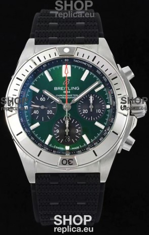 Breitling Chronomat B01 42 Edition Swiss 904L Steel Casing Green Dial 1:1 Mirror Replica Watch