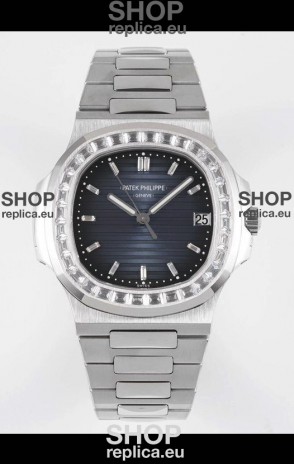 Patek Philippe Nautilus 5711/1A Blue Dial 1:1 Mirror Swiss Replica Watch in 904L Steel 