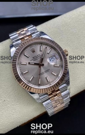 Rolex Datejust 126331 41MM ETA 3235 Swiss 1:1 Mirror Replica Watch in Rose Gold 904L Steel