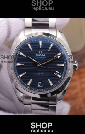 Omega Seamaster Aquaterra 150M 41MM Swiss Replica Watch in Blue Dial 1:1 Mirror Replica