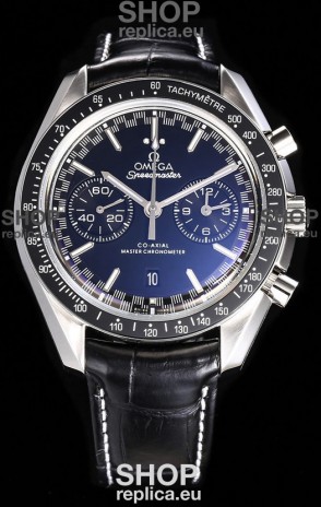 Omega Speedmaster Super Clone Racing Co-Axial Master Chronograph Swiss Replica Watch Black Dial
