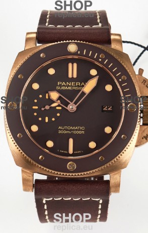 Panerai Super Clone Submersible PAM968 Bronzo Swiss P9010 Movement Watch