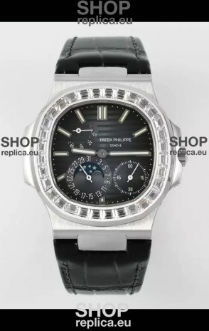 Patek Philippe Nautilus 5712/1A 1:1 Quality Swiss Replica Watch in Blue Dial