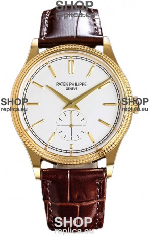 Patek Philippe Calatrava 6119G Yellow Gold Casing Watch 1:1 Mirror Replica Watch 