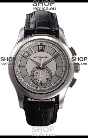Patek Philippe 5205 Complications Moonphase White Dial 1:1 Mirror Swiss Replica Watch