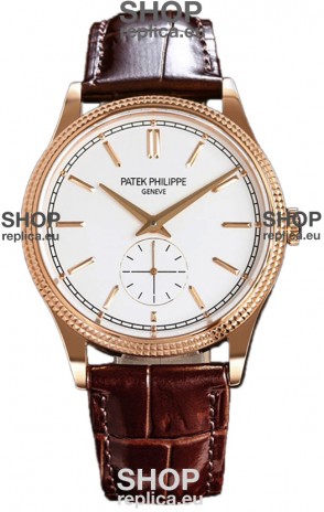 Patek Philippe Calatrava 6119R Rose Gold Casing Watch 1:1 Mirror Replica Watch 