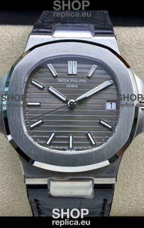 Patek Philippe Nautilus 5711G-001 904L Steel 2023 Updated Mirror Replica Watch - Grey Dial