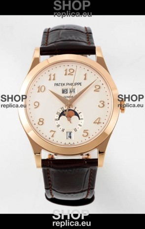Patek Philippe Annual Calendar 5396R-012 Complications Swiss Replica Watch in White Dial