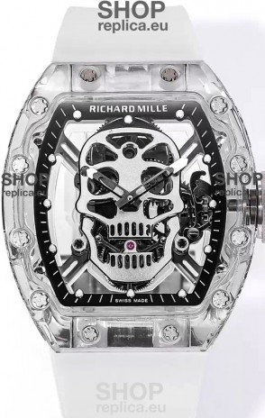 Richard Mille RM52-01 Sapphire Casing with Genuine Tourbillon Movement 1:1 Ultimate Replica