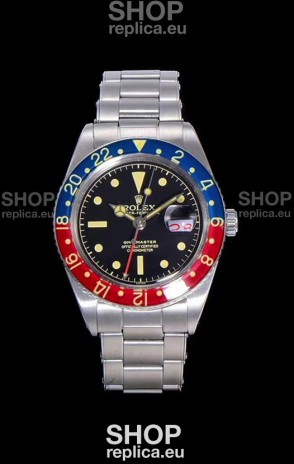 Rolex GMT Master 1675 PEPSI Vintage Edition Swiss Replica Watch 